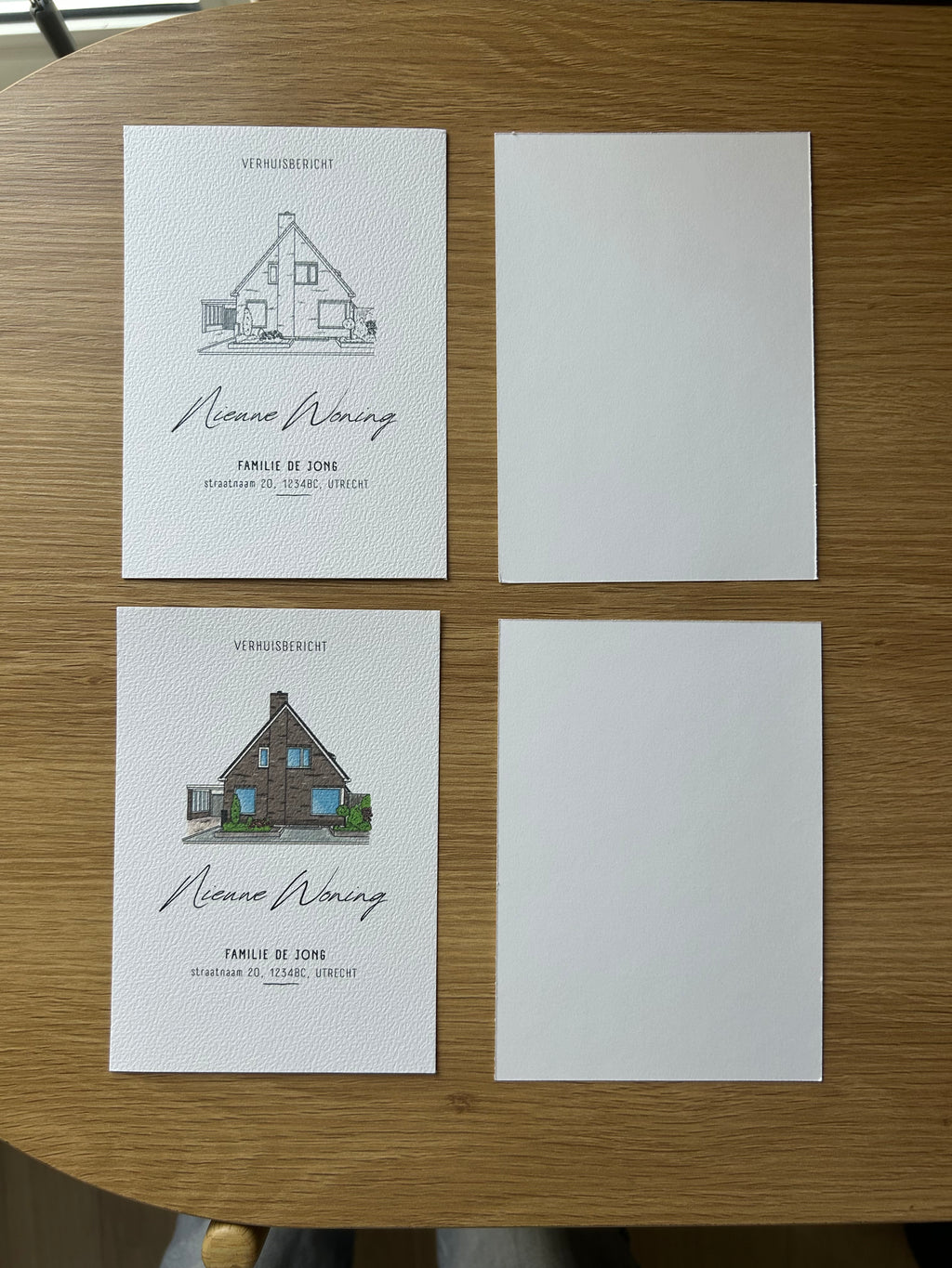 🏡 Gepersonaliseerd Verhuiskaartje met Illustratie