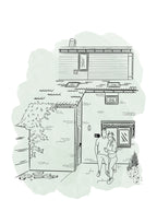 Line Art Huisillustratie op Maat Minimalistisch & Persoonlijk Cadeau